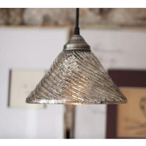 Pottery Barn Eiza Antique Mercury Glass Pendant